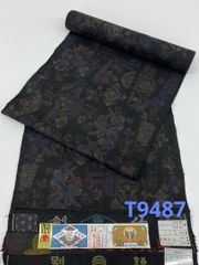 蘇州刺繍 汕頭刺繍 訪問着 鳳凰 鳥 華紋 唐花 正絹 躾糸付き KH143 