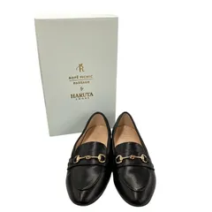 186000 現状品 ROPE PICNIC ロペピクニック ローファー 23cm ブラック HARUTA SHOES レディースのサムネイル