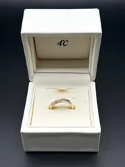★美品 4℃ エターナルシルバー リング 6号 シルバー 刻印