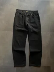 Lee RELAXED FIT ブラックデニムパンツ 32×30 メキシコ製 黒