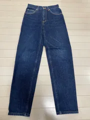 EDWIN エドウィン デニムパンツ レディースS〜M相当 ストレート 綿100% インディゴ