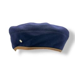極美品】HERMES エルメス サントノーレ マリン 56 ベレー帽 カシミア