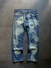 Levi’s 501 W33 L30 ブリーチ加工 デニムパンツ リーバイス