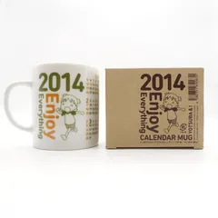 よつばと！よつばマグカップ 2014 カレンダーマグ  箱付き 220ml  YOTSUBA＆！ YOTSUBA SUTAZIO 角川 KADOKAWA 未使用