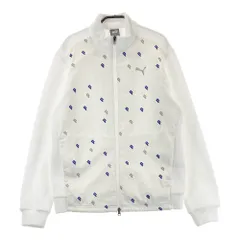 サイズ：L PUMA GOLF プーマゴルフ  切替 ニットジャケット  ホワイト系 [240101347845] ゴルフウェア メンズ ストスト