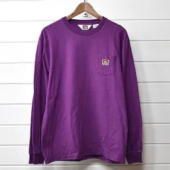 ベンデイビス 長袖 ポケットTシャツ L パープル Ben Davis｜22k1713