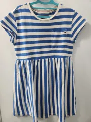 (キッズ)Tommy Hilfiger トミーヒルフィガー 女の子 ONE PIECE - 128サイズ