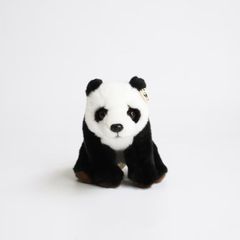 ま*ん様 ファースト モンチッチ風 パンダ ぬいぐるみ レトロ 中古品
