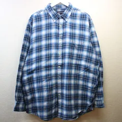 オンブレチェック ネルシャツ 古着 vintage アメカジ