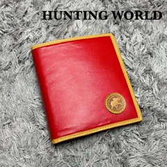 HUNTING WORLD ハンティングワールド レザー 二つ折り財布のサムネイル