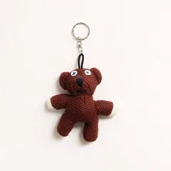 【新品】【1点販売】Mr.ビーン ベアPLUSH キーチェーン[クマ くま ベア テディベア ぬいぐるみ キーホルダー マスコット キャラクター]のサムネイル