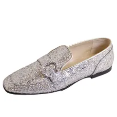 未使用 ジミーチュウ JIMMY CHOO ローファー mani flat モカのサムネイル