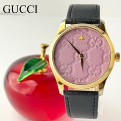 希少】GUCCI グッチ 腕時計 126.4 Gタイムレス ピンク調 - メルカリ