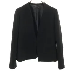 THE SUIT COMPANY ザスーツカンパニー ショート ジャケット 38 ブラック レディース 古着