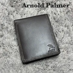 Arnold Palmer アーノルドパーマー 二つ折り財布 レザー ブラウンのサムネイル