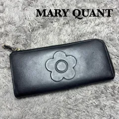 MARY QUANT マリークワント レザー 長財布 L字ファスナー