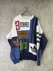 80s 希少 レア!! adidas ストライプ スウェット 日本製 アディダス 