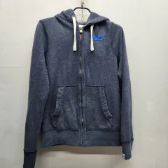 ホリスター 刺繍ロゴ Y2K フードジップアップ S(M) ユニセックス