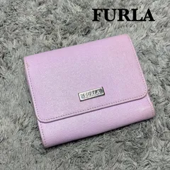 FURLA フルラ レザー 三つ折り財布 L字ファスナー
