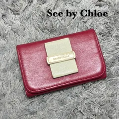 SEE BY CHLOE シーバイクロエ レザー 6連 キーケース キーリング付き