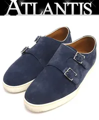 【広尾店】ジョンロブ JOHN LOBB ホルム スエードスニーカー ラバーソール ネイビー SV金具 0318 size7 【18918】のサムネイル