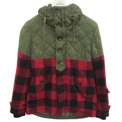 モンクレール ALTIER GIUBBOTTO チェック柄 サイズ1 ダウン フェザー カーキ レッド ダウンジャケット 0385 MONCLER メンズのサムネイル