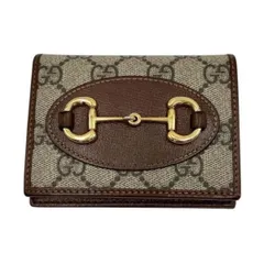 GUCCI グッチ ホースビット スモールウォレット ブラウン 621887