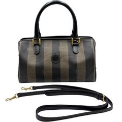 FENDI ペカン柄 ハンドバッグ ミニボストン - メルカリ