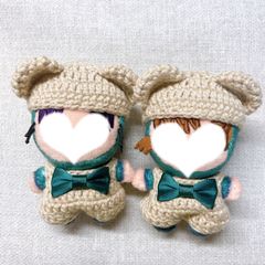 ⟡ぬい服 もぐもぐ おすわり 10cm~12cm ⟡ 裏地付き ⟡ぬい服 おすわり 10cm〜12cm ⟡ - メルカリ