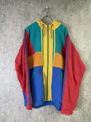 【中古】ADIDAS ｱﾃﾞｨﾀﾞｽ ﾅｲﾛﾝﾊﾟｰｶｰ ﾌｰﾃﾞｨｰ ｼﾞｬｹｯﾄ 白ﾀｸﾞ 80S 90S ﾏﾙﾁｶﾗｰ US L 33961752