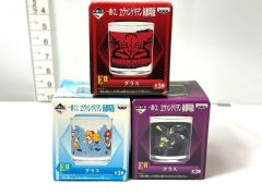 BANPRESTO 개봉 완료·미사용품 이치 반 쿠지 에반게리온 신극장판 E상 글라스 전 3종 세트 밴프레스트 4/2