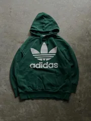 adidas Originals プルオーバーパーカー ビッグトレフォイル グリーン