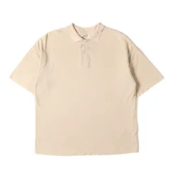AURALEE オーラリー ポロシャツ ベージュ サイズ:3 | ハードツイスト ダブルクロス ポロシャツ (HARD TWIST AMUNZEN DOUBLE CLOTH POLO) | トップス 半袖【メンズ】【中古】のサムネイル