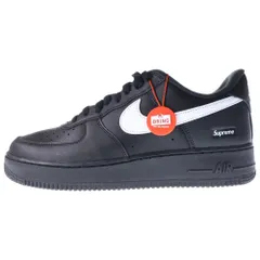 NIKE (ナイキ) ×SUPREME AIR FORCE 1 LOW エアフォース1 ローカットスニーカー ブラック/ホワイト US9/27cm CU9225-002