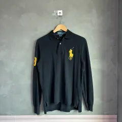 ポロ ラルフローレン ビッグポニー カラーTシャツ ロングスリーブ ブラック