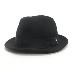 K■エックスガール/ｘ‐girl 中折れウールハット フェルトハット 帽子【ONE SIZE】黒/LADIES■29【中古】