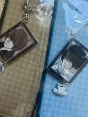 DEATH NOTE(デスノート) 夜神 月(ライト) L エル キーホルダー