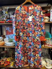 MP246) Paul Smith ワンピース 7分袖 サイズ38 タグ付 現状品 / ポールスミス 花柄 カラフル 華やかのサムネイル
