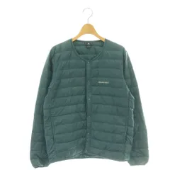 モンベル Montbell スペリオダウン ラウンドネック ダウンジャケット S 緑 グリーン 1101503 /HK ■GY12