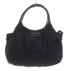 ケイトスペード KATE SPADE ハンドバッグ ナイロン レザー 型押しロゴ 黒