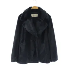 ルシェルブルー LE CIEL BLEU アクリルファーコート 36 紺 ネイビー /SS ■OS ■GY17のサムネイル