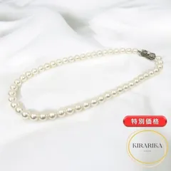SILVER あこや真珠 7.03mm～7.43mm ネックレス