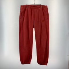 STUSSY × NIKE スウェットパンツ レッド Mサイズ 美品 - メルカリ