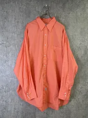 【中古】Marvine Pontiak ﾏｰｳﾞｨﾝﾎﾟﾝﾃｨｱｯｸ 長袖 ｼｬﾂ 無地 日本製 ｵﾚﾝｼﾞ AUTHENTIC 33954365のサムネイル