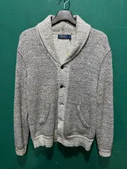 ポロ ショールカラー カーディガン xs