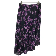 Theory Project セオリー プロジェクト GRAND FLORA GGT スカート 14-2307300-935-700 ブラック×パープル 0