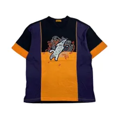 LANCEL ランセル 太陽 幾何学 刺繍 半袖 Tシャツ サイズ L/ブラック系 メンズのサムネイル