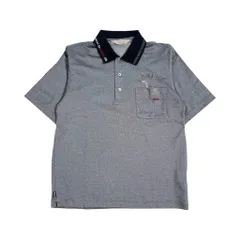 PEARLY GATES パーリーゲイツ ワッペン ロゴ 鹿の子 半袖 ポロシャツ サイズ 4 /パープル ピンク系 メンズ ゴルフ