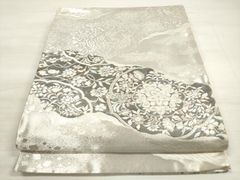 A3246 ○高級 正絹 六通 袋帯 華文 花文 - メルカリ