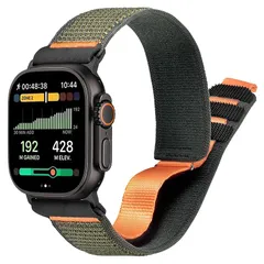 【新品】 プレミアムナイロン Apple Watch バンド 49/46/45/44/42mm対応 通気性 スポーツベルト マジックテープ調節可能Apple Watch Ultra3/Ultra2/Ultra/11/10/9/8/7/6/5/4/3/SE/ 0